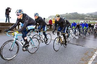 Lance Armstrong's rough ride in stage two of the Tour of California