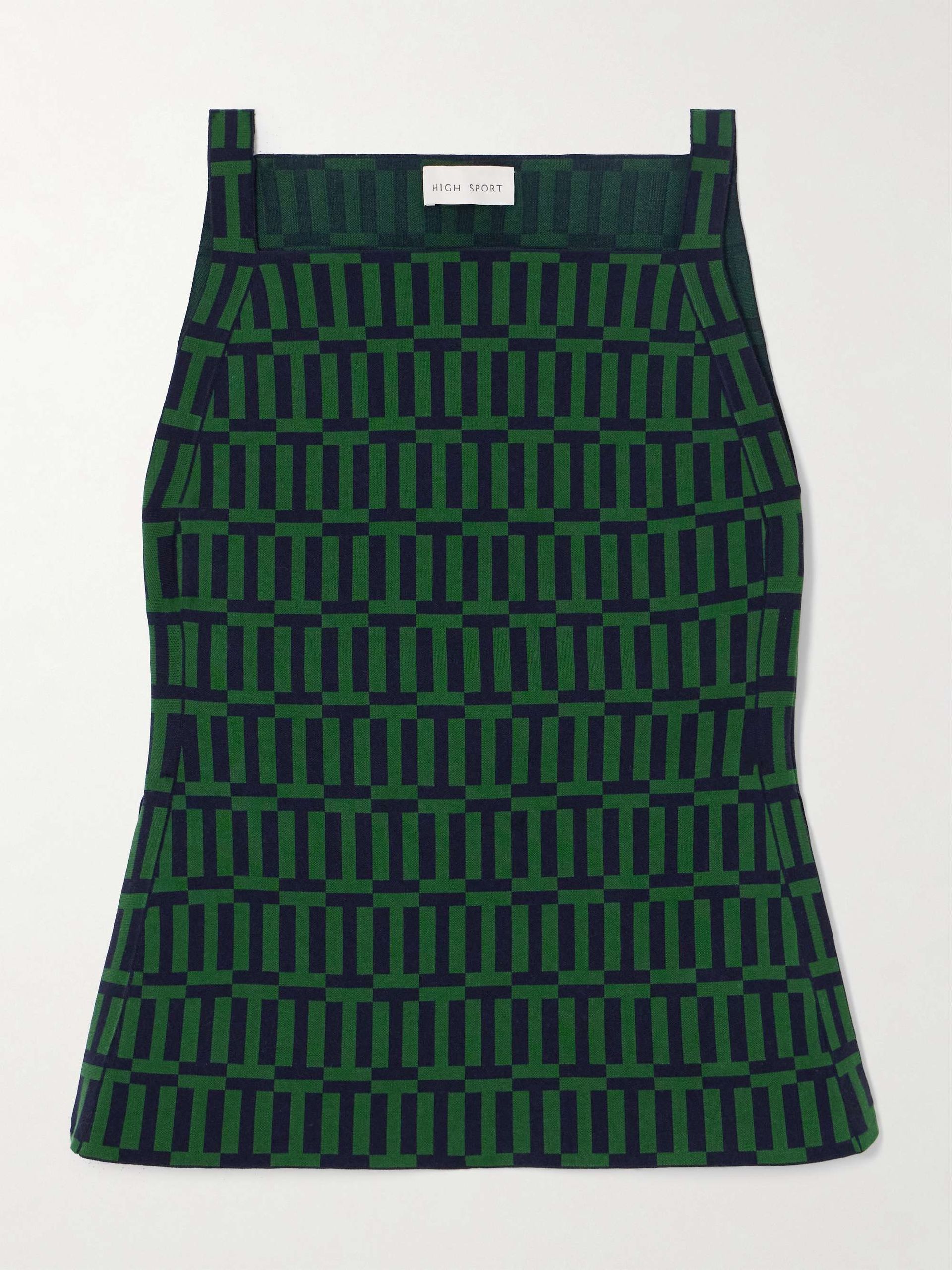 Asher Cotton-Blend Jacquard Tank