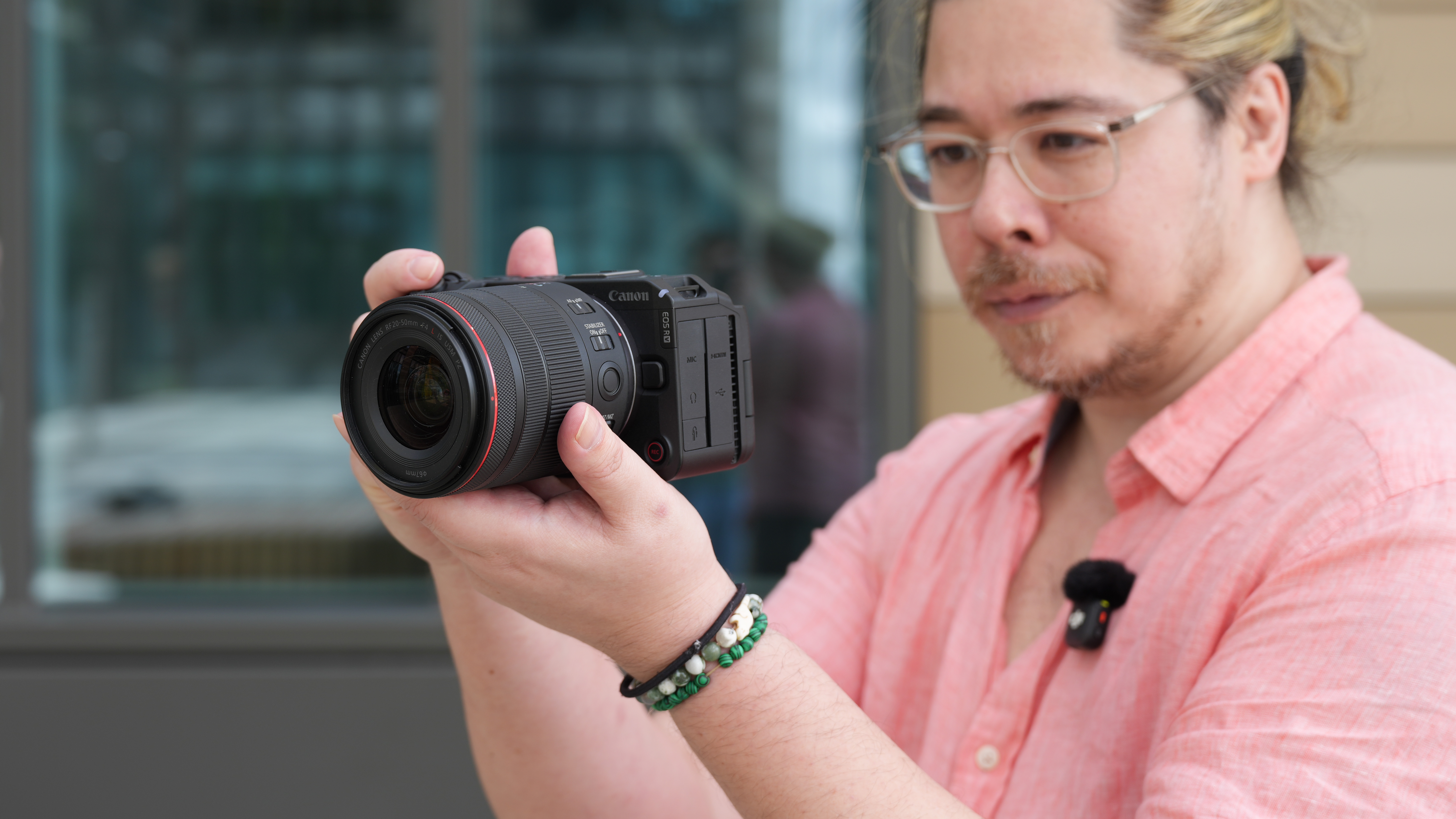 James Artaius using the Canon EOS R6 V with the Canon RF 20-50mm f/4L IS USM PZ