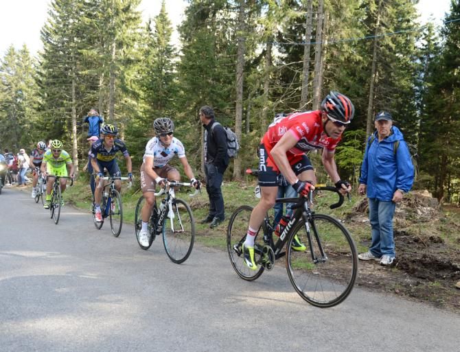 Cadel Evans (BMC) looked strong throughout stage 10