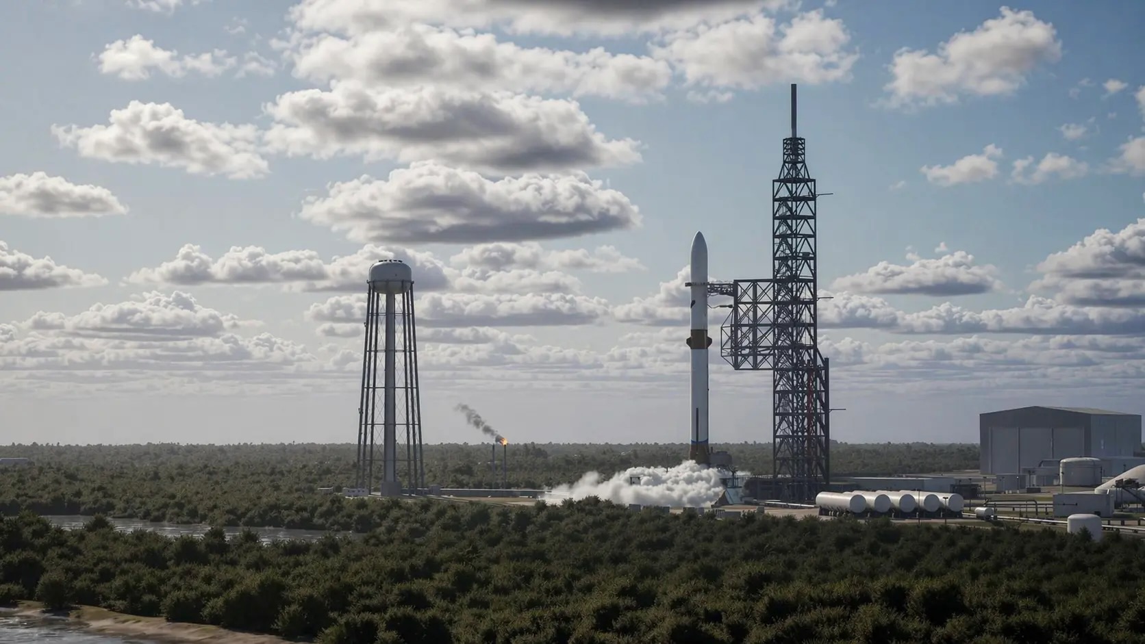 Blue Origin rebuilds Cape Canaveral launch pad after New Glenn explosion