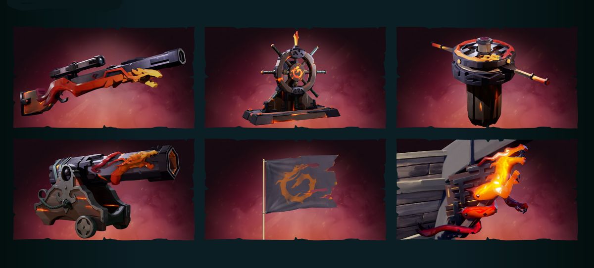 Sea of Thieves' new update adds burning chests, creepy pets, and Viva