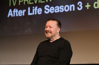 Ricky Gervais at an After Life event