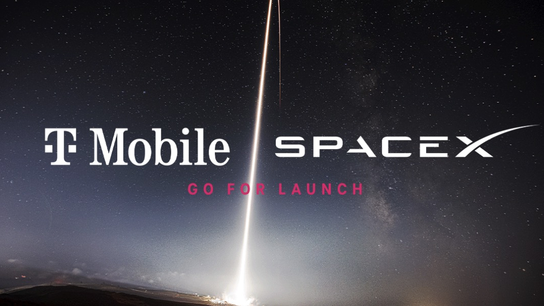 T-Mobile and SpaceX logos