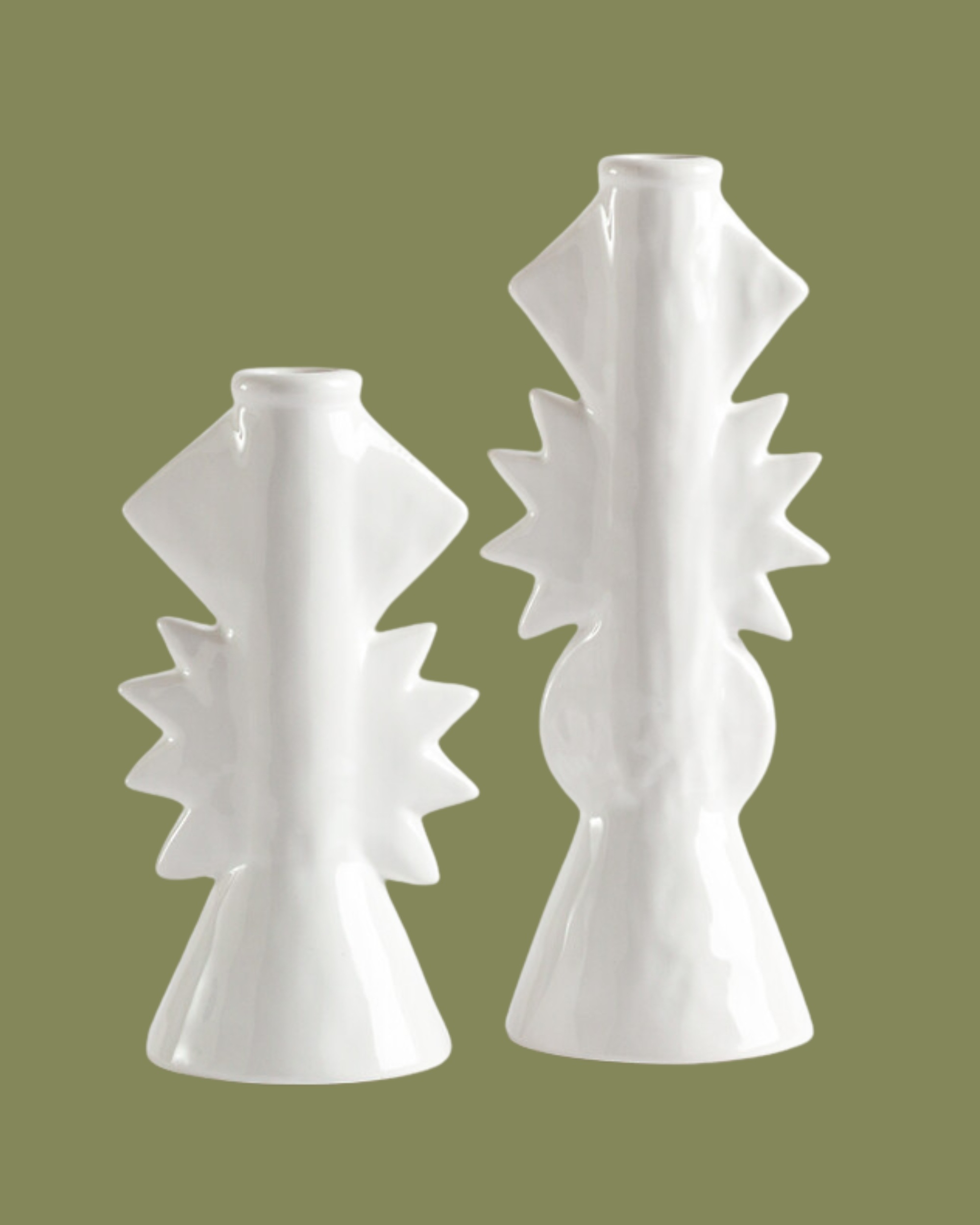 LA REDOUTE INTERIEURS, Hamara Ceramic Candlestick H26cm