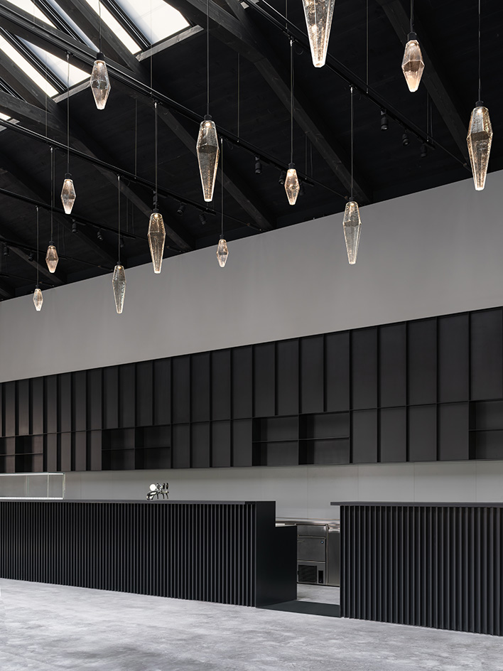 image of the restored Central Pavilion in Venice, empty from exhibitions and clean and polished