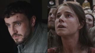 From left to right: Paul Mescal and Jessie Buckley in Hamnet. 