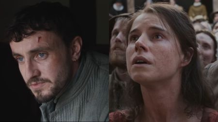 From left to right: Paul Mescal and Jessie Buckley in Hamnet. 