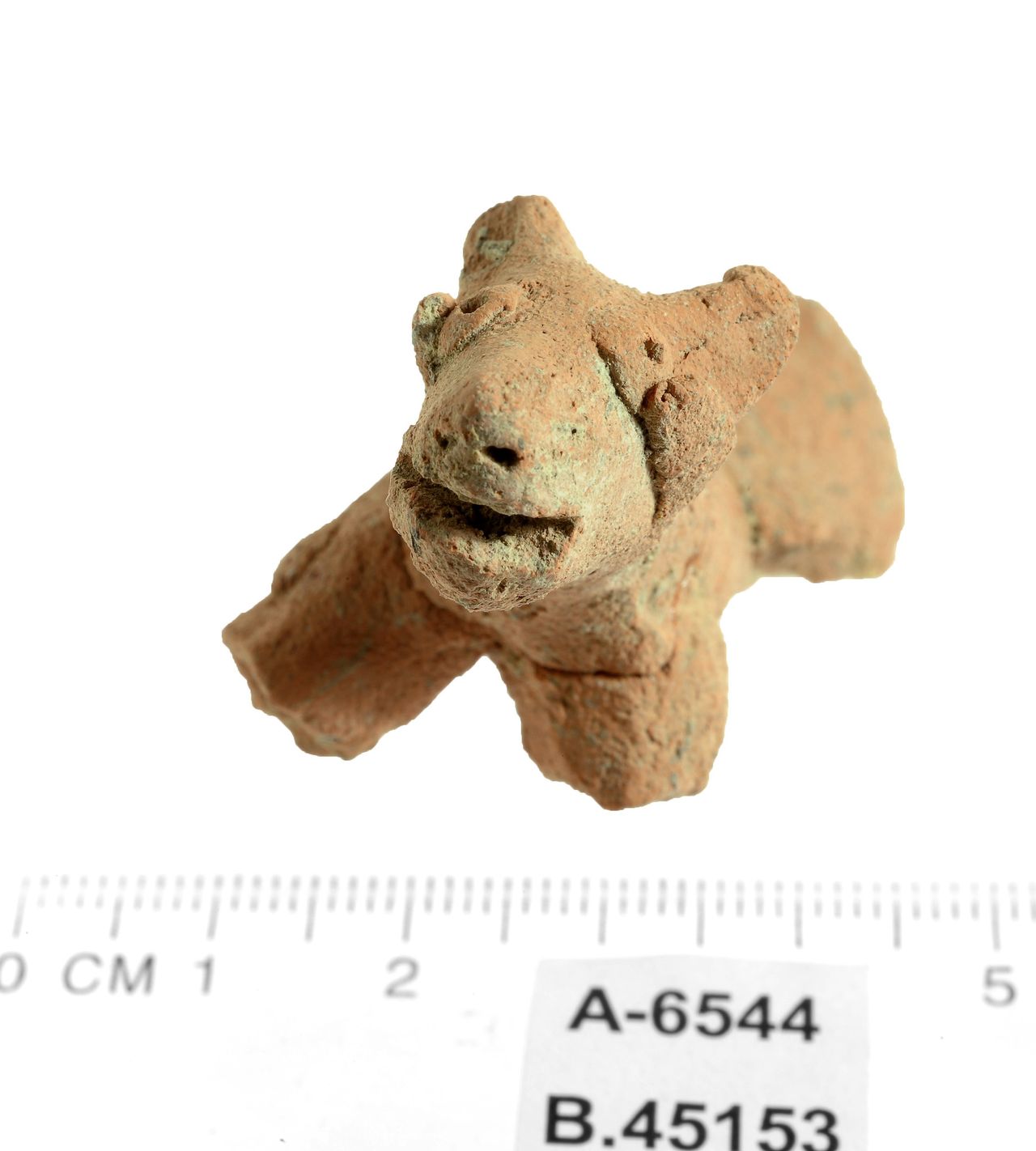 A horse figurine unearthed at the site.