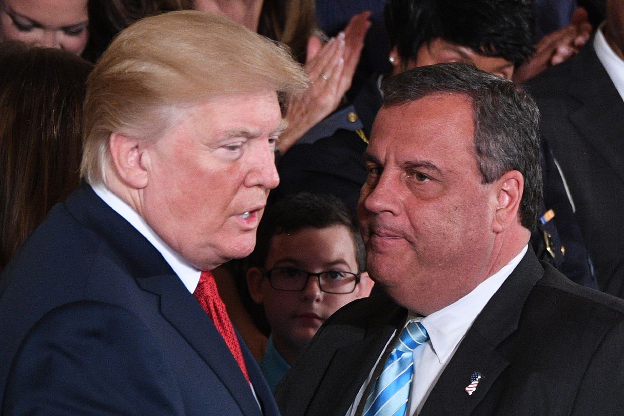 Donald Trump and Chris Christie. 