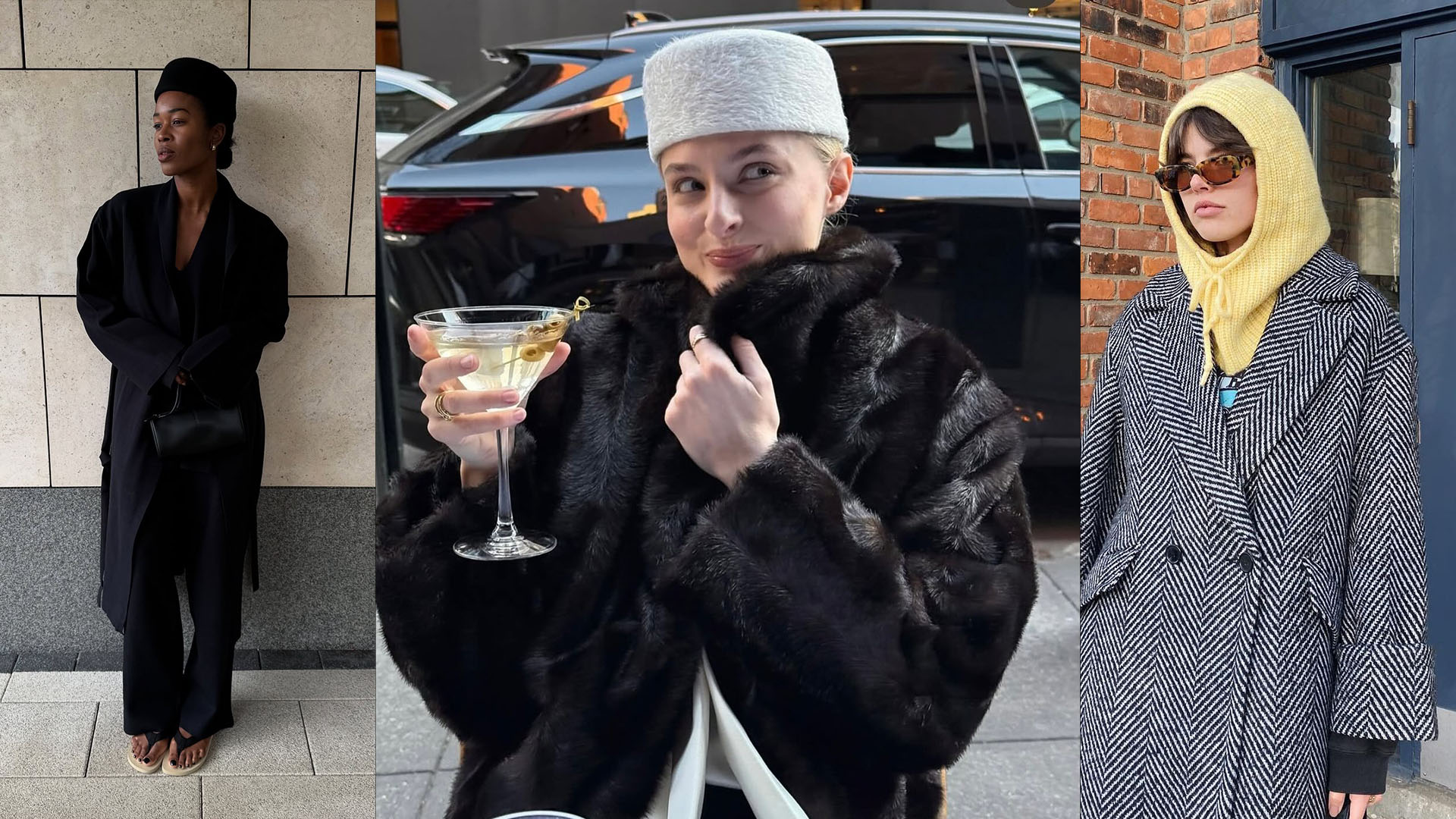 Women wearing fall accessories