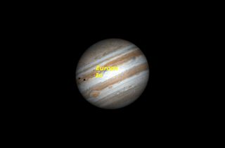 Double shadow transit on Jupiter, March 22, 2016