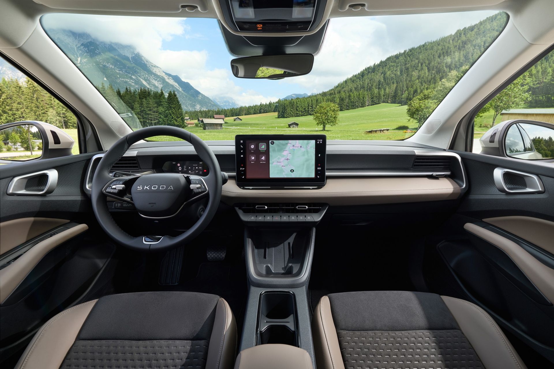 Škoda Epiq dashboard