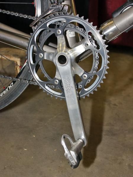 Zinn's custom cranks are available in lengths from 130-220mm.