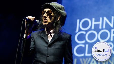 John Cooper Clarke performs live at Eventim Apollo on April 08, 2022 in London, England.