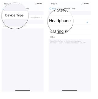 Classifying Bluetooth Device on iOS: Tap device type, and then select the type of device you want.