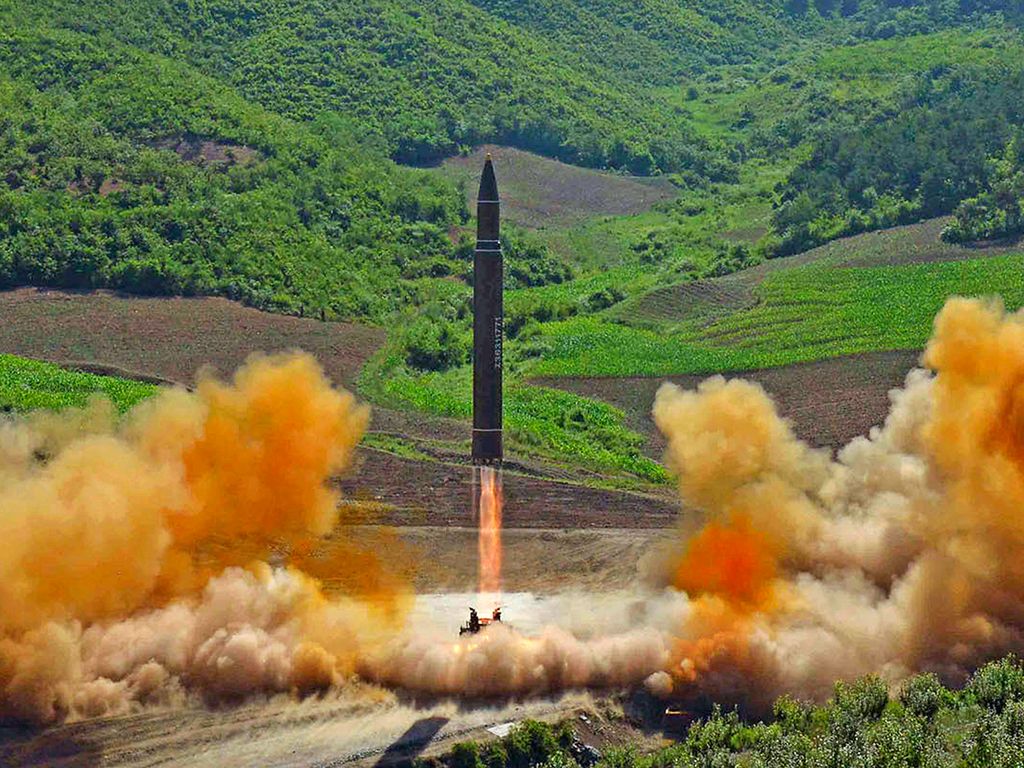 North Korea Test-Launches ICBM.