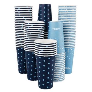 Katbite Biodegradable Eco-Friendly Disposable Paper Cups, 16 Oz, 60 Count for Hot/cold Beverages