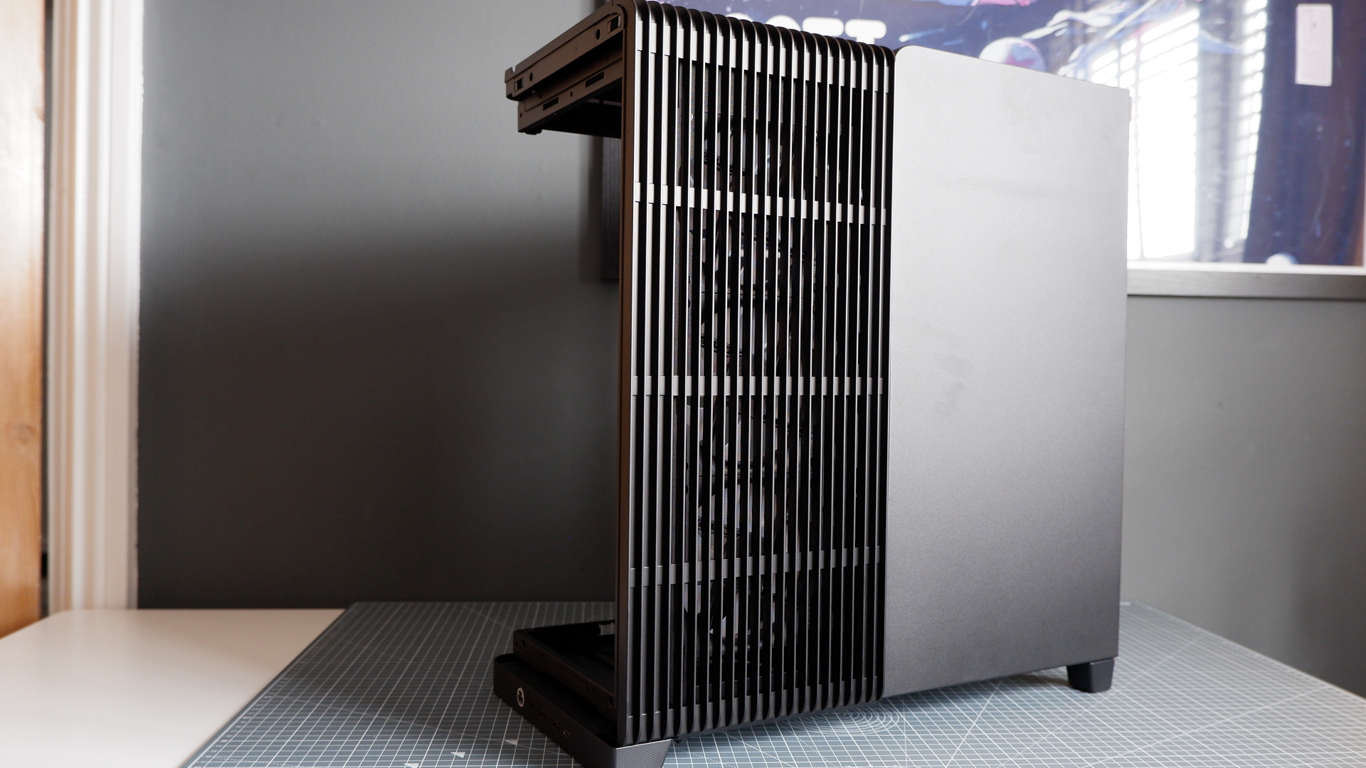 Corsair Frame 4500X ATX PC case throughout a PC build for testing.