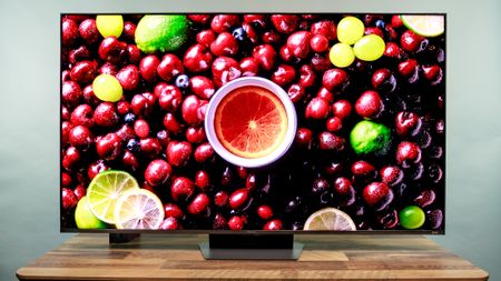 Hisense UR9 RGB Mini-LED TV on a desk
