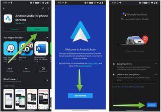 Android Auto Phone Screens 1