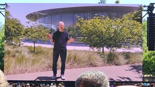 Tim Cook at Apple Park