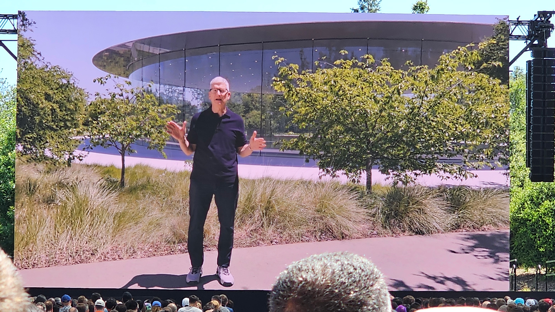 Tim Cook at Apple Park