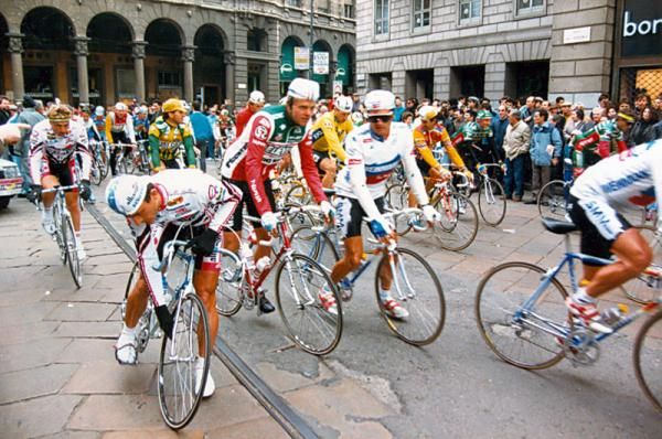Ron Kiefel (7 Eleven), at the start of the 1988 Milan-San Remo, considers the Italian race his favourite Classic.