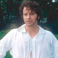 Colin Firth and his wet shirt in Pride and Prejudice 