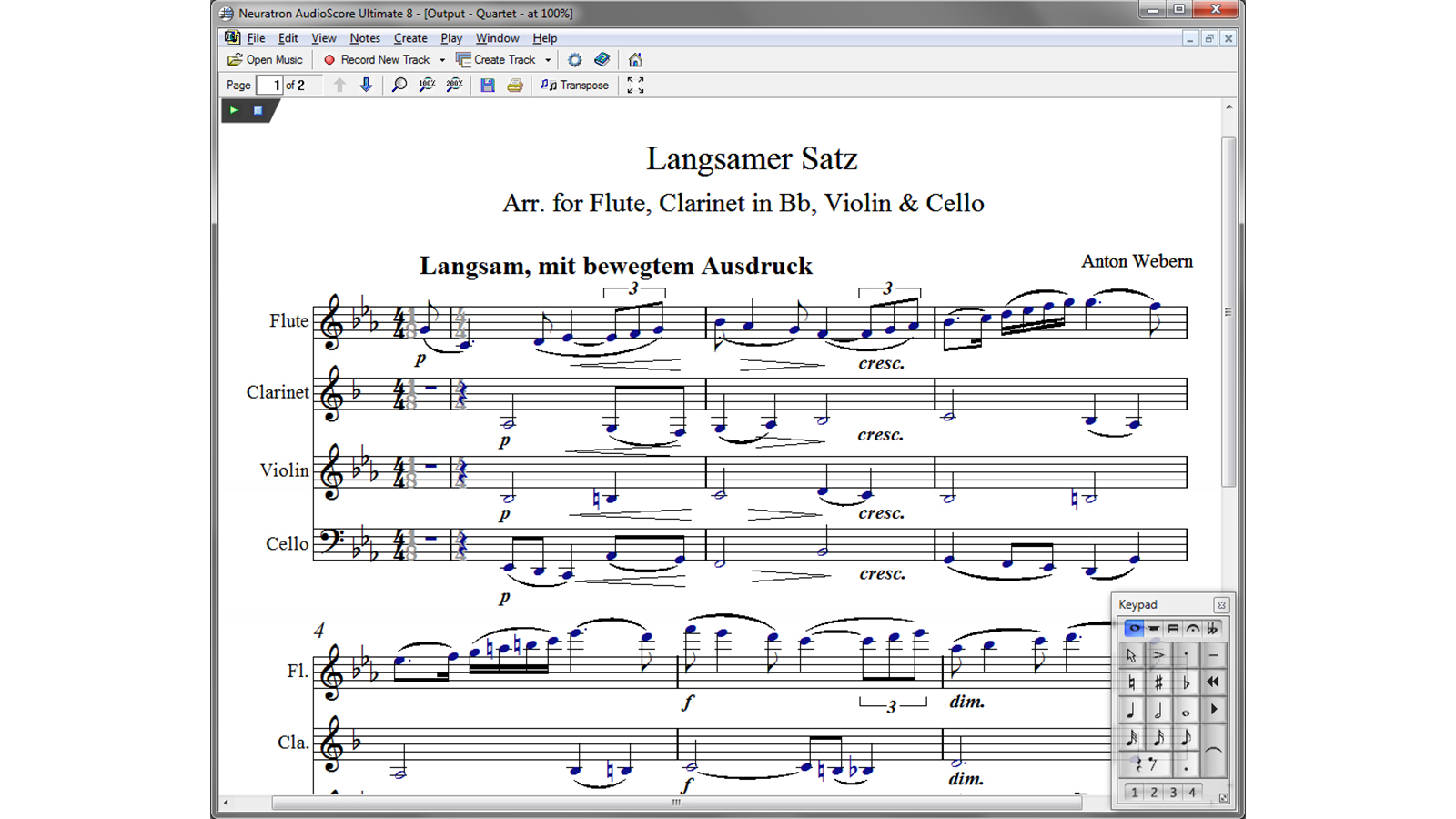 Best music notation software: Neuratron AudioScore Ultimate