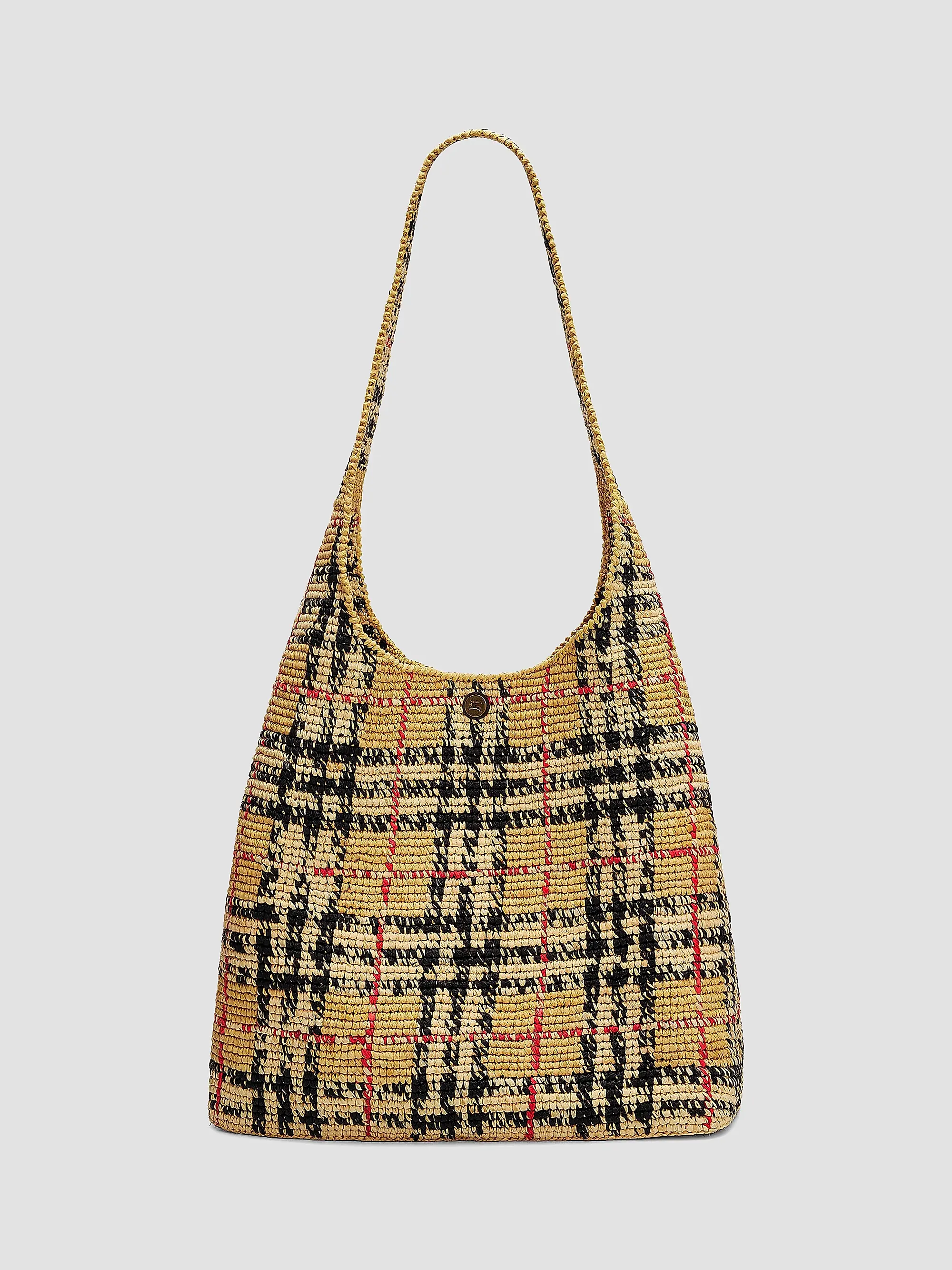 Margate Large Raffia Hobo Bag