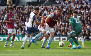 West Ham United lost 4-1 to Tottenham in this season's reverse fixture in north London