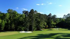 The 11th and 12th holes at Augusta National