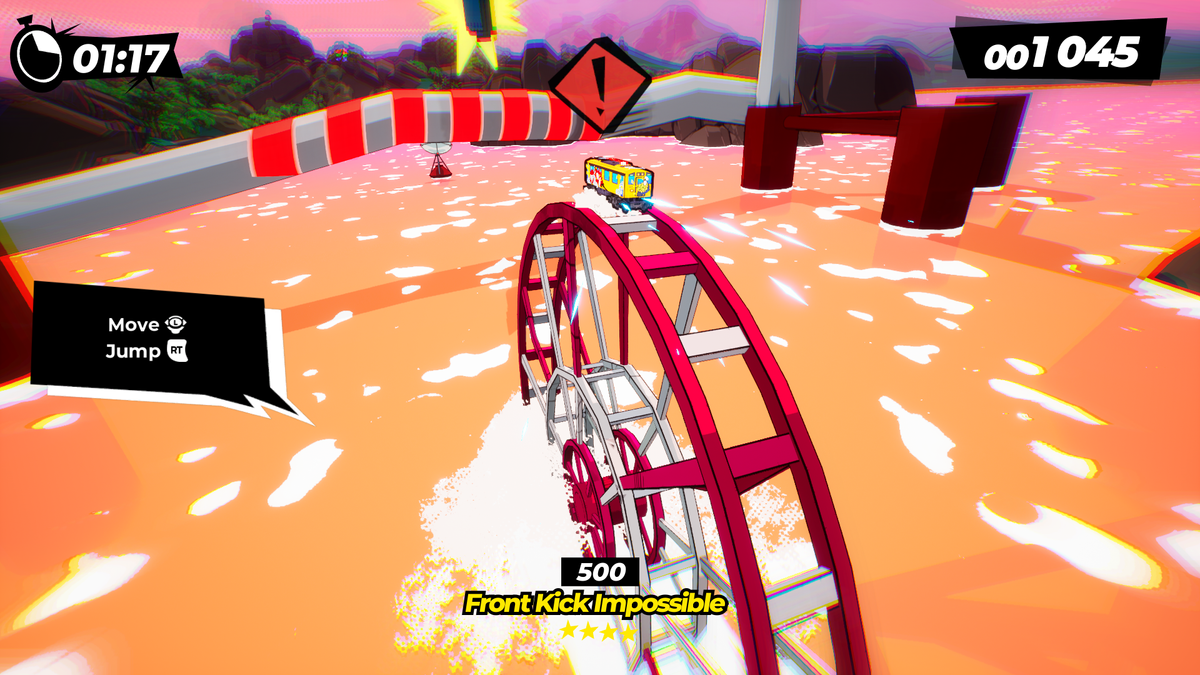 Denshattack, train arcade action game
