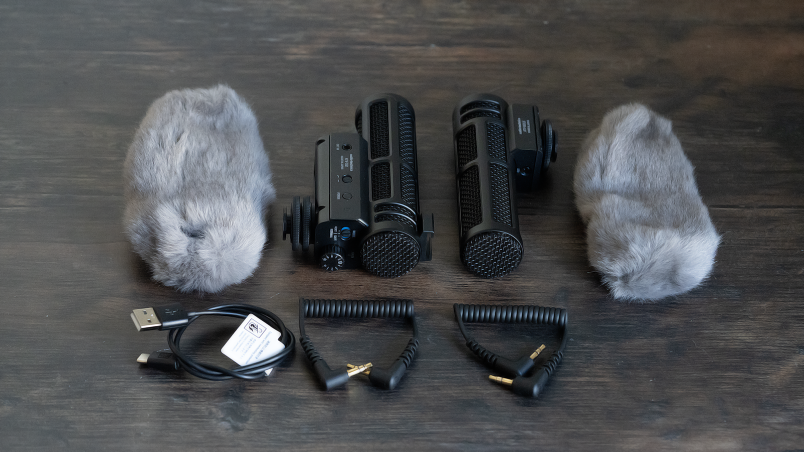 An Audio Technical ATV SG1 microphone