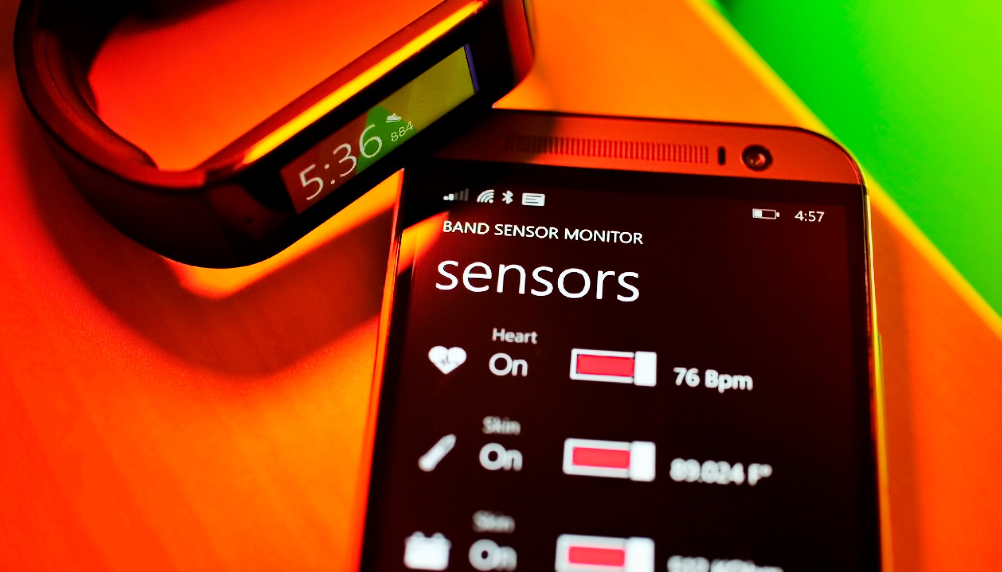 Sensors monitor