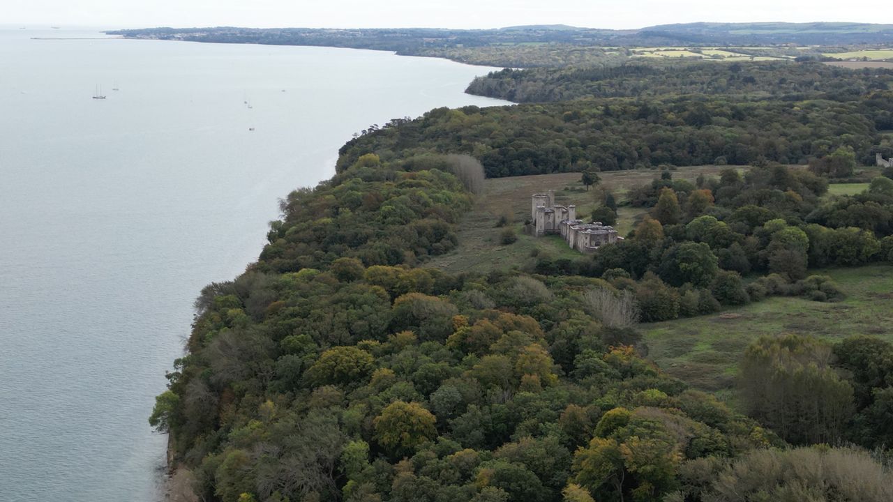 Images of the mildly derelict Norris Castle on the Isle of Wight