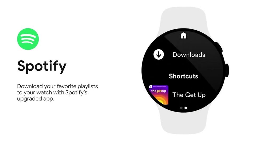 google wear spotify offline