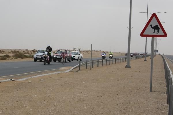 Camels were probably far from the mind of Latoya Brulee (Redsun Cycling Team) during her solo break