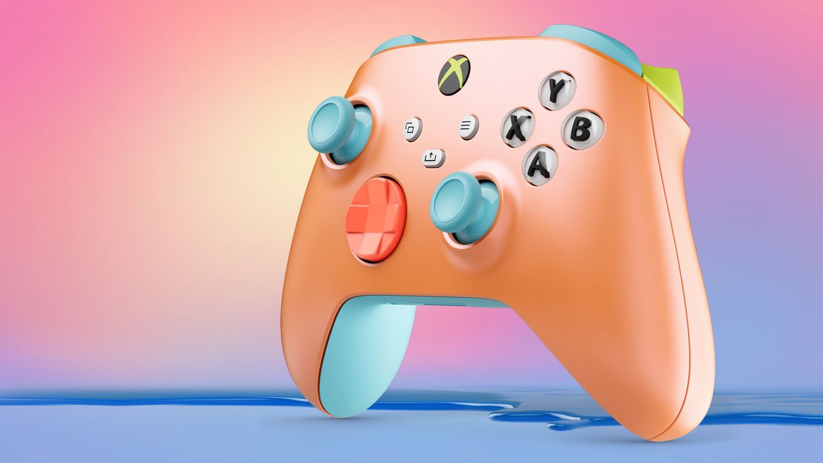 Xbox Wireless Controller in Sunkissed color