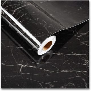 black marble peel and stick 