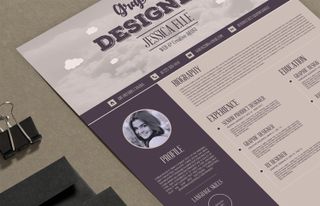 Best free resume templates: template for graphic designer