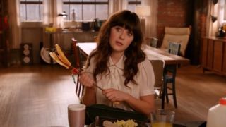 Zooey Deschanel as Jess on New Girl