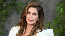 Cindy Crawford attends the Chanel show as part of the Paris Fashion Week Womenswear Spring/Summer 2018 at on October 3, 2017 