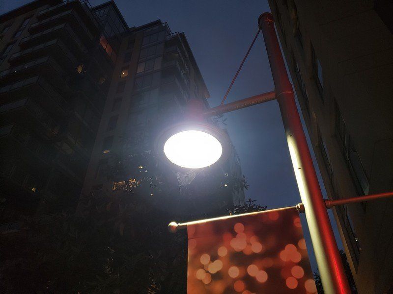 Galaxy S9 low light camera sample