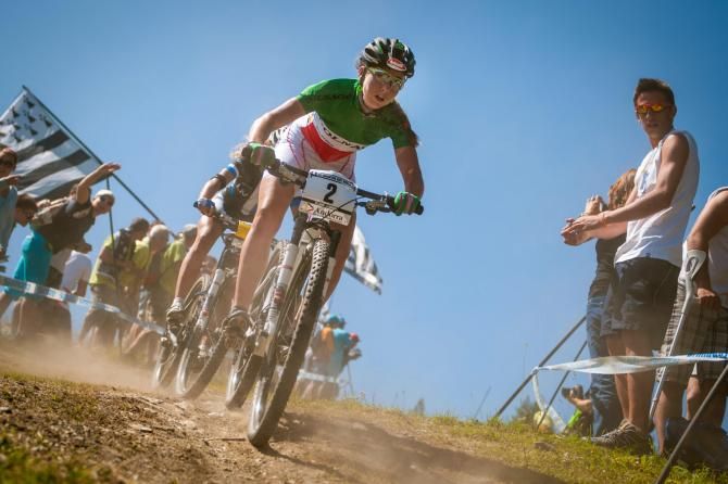 Description: http://www.gameplanmedia.co.za/mtb/2013LechnerItaly100.jpg Italian national champion Eva Lechner comes to South Africa with a great chance of taking the UCI MTB title after her courageous performance at the World Cup in Andorra.