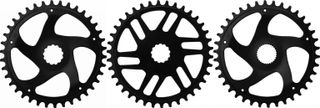 Image shows selection of KMC e-bike chainrings