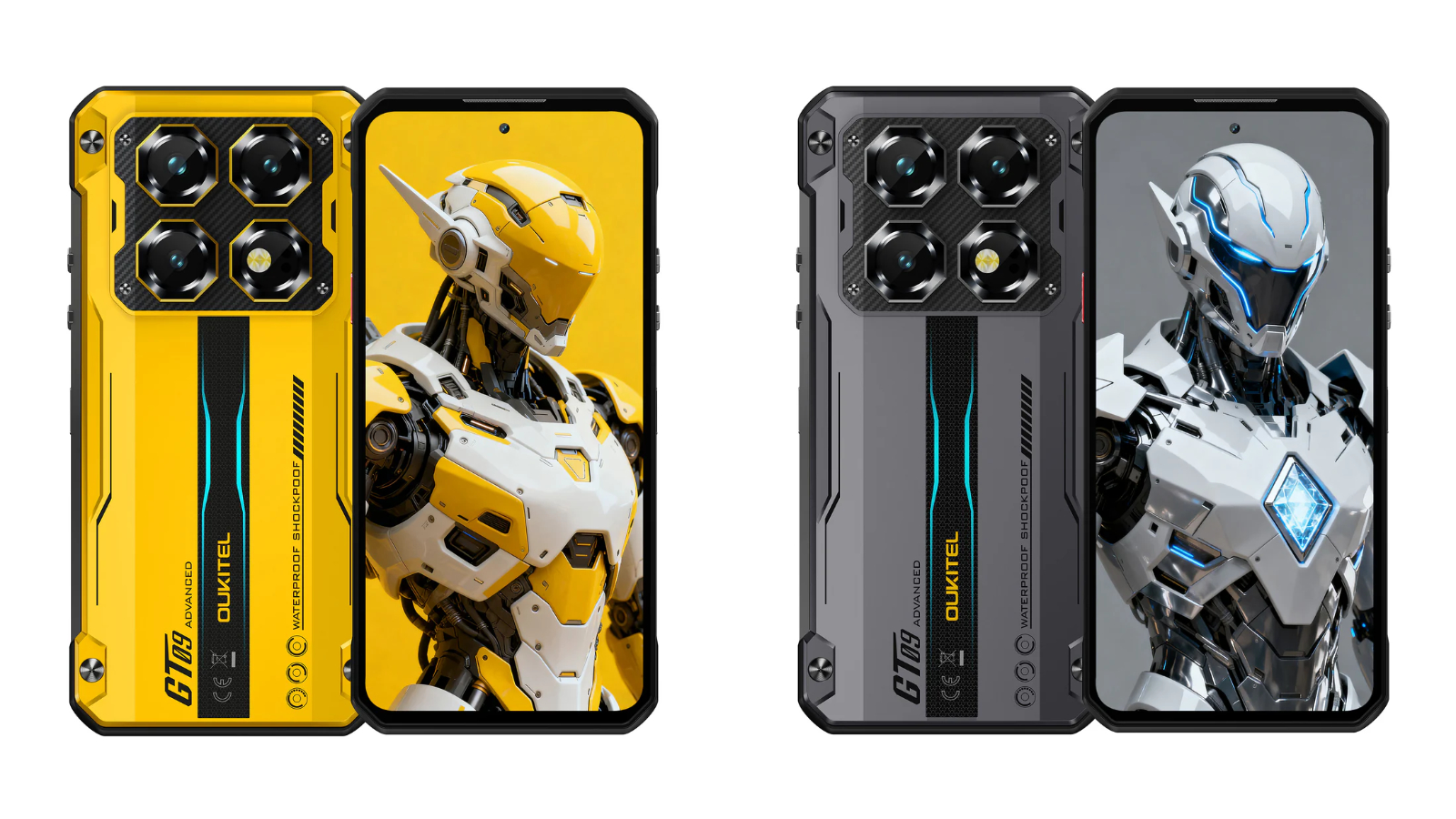 Oukitel WP60 in Yellow and Silver