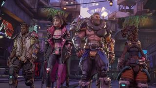 Promotional screenshot of the Vault Hunters in Borderlands 4.