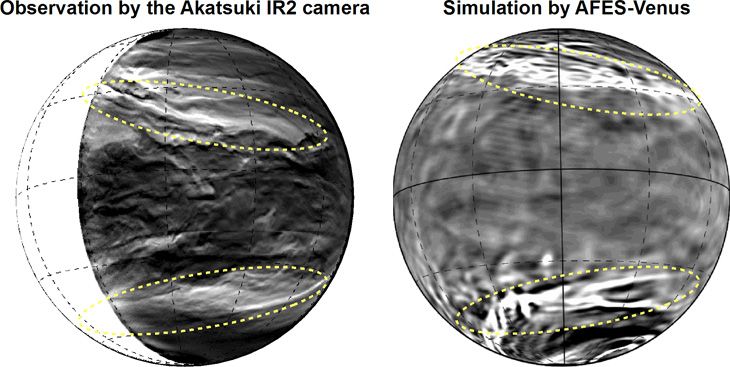 Long streaks found on Venus